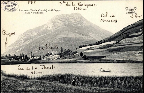 Lac de la Thuile, Savoie, et Galoppaz