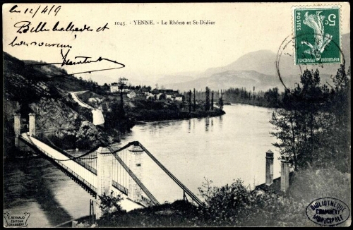 Yenne. Le Rhône et St-Didier